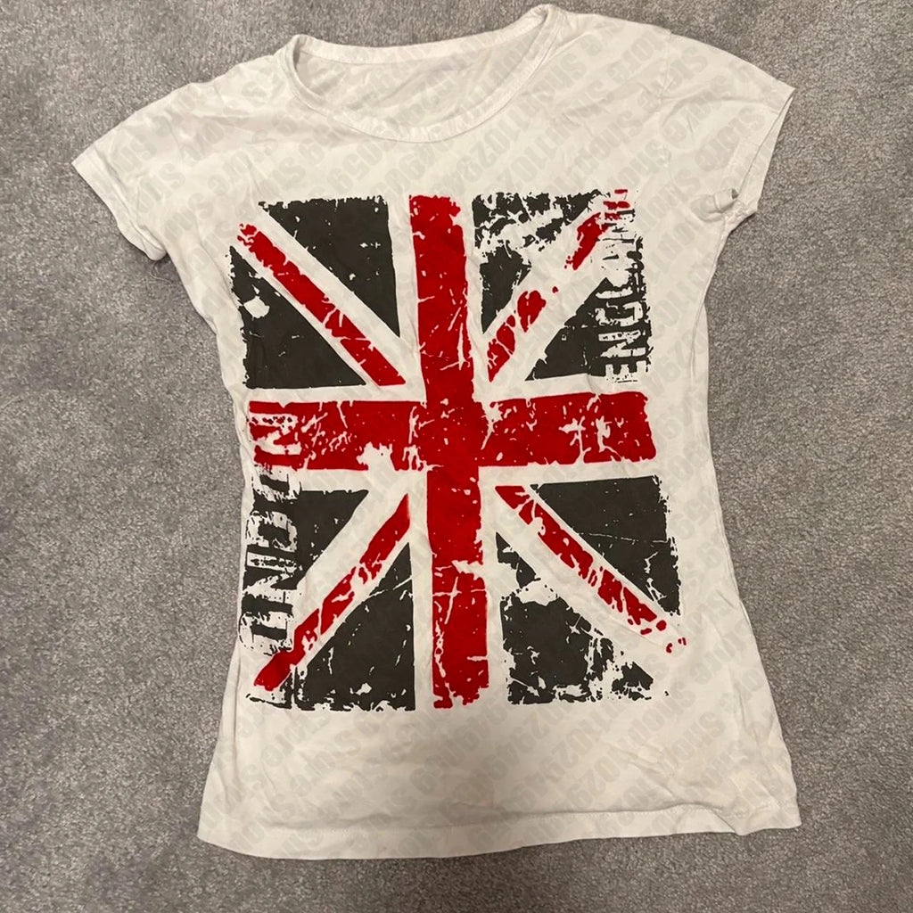 Crop Top Imprimé Araignée – Style Punk & Streetwear Femme