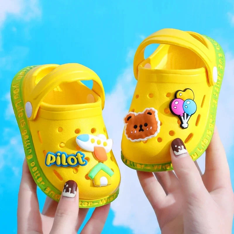 Sandales Enfant Sabots de Jardin – Fille & Garçon | Semelle Plate Confortable
