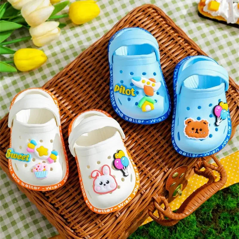 Sandales Enfant Sabots de Jardin – Fille & Garçon | Semelle Plate Confortable