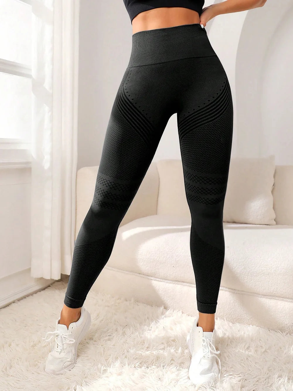 Legging Gainant Femme Taille Haute – Fitness, Running & Yoga