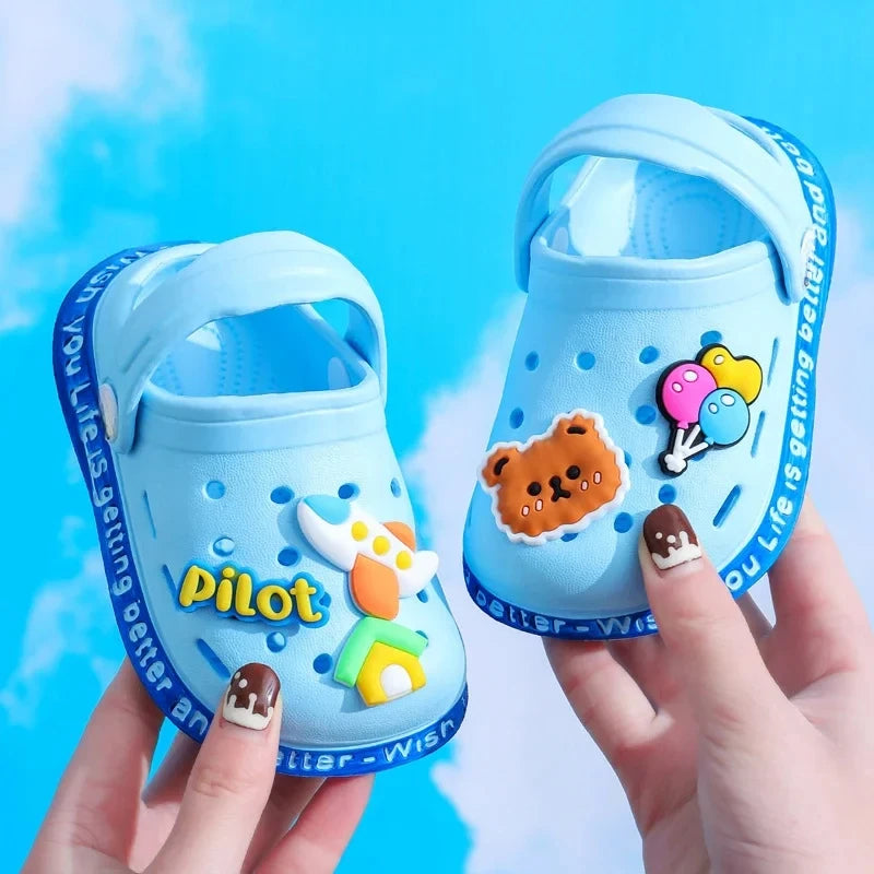 Sandales Enfant Sabots de Jardin – Fille & Garçon | Semelle Plate Confortable