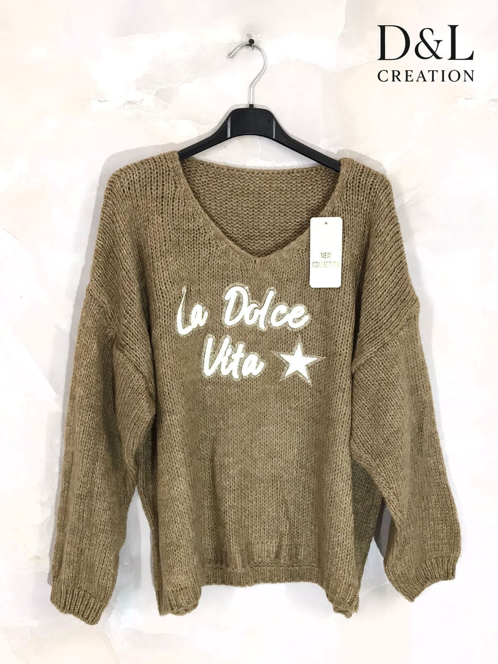 Pull Cocooning « La Dolce Vita » - Étoile Dorée
