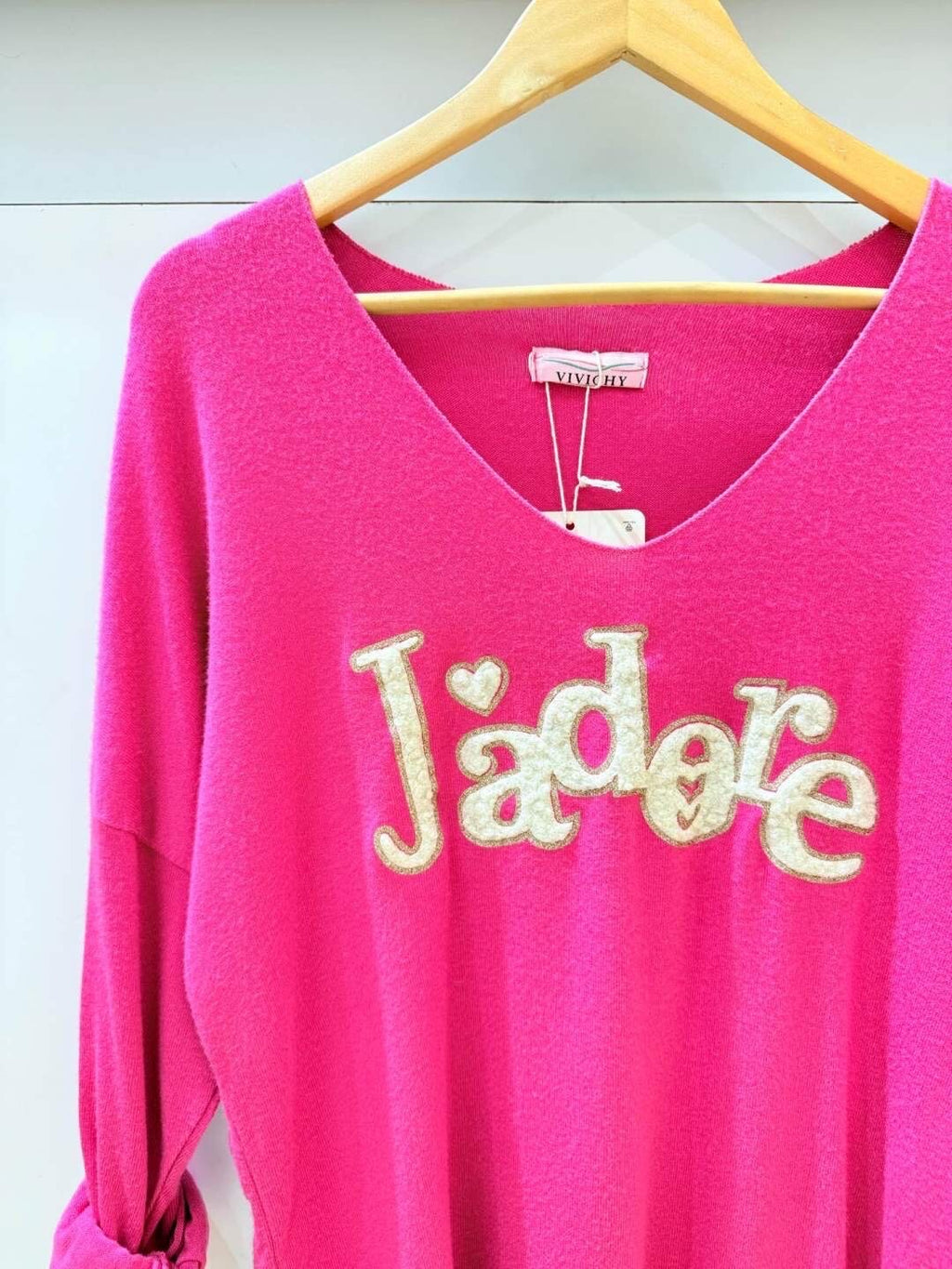 Pull Imprimé J'adore