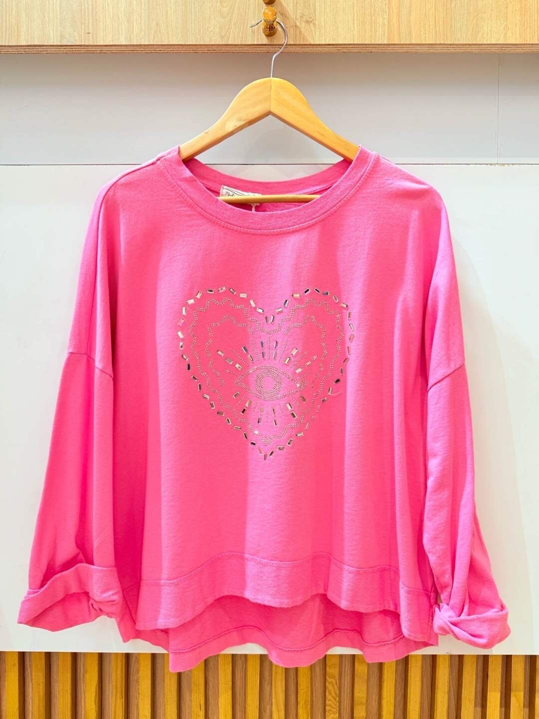 Sweat Imprimé Cœur