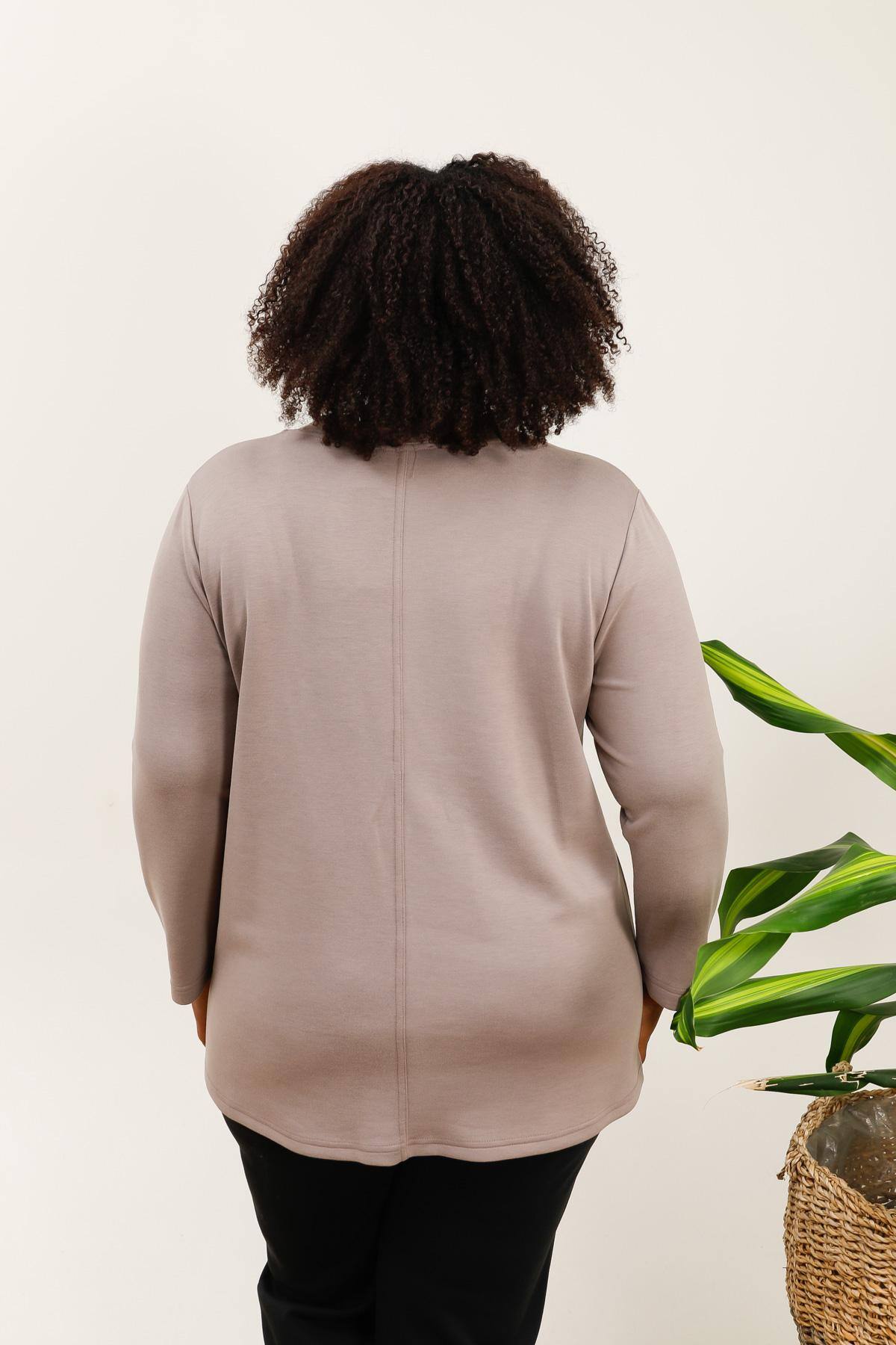 Sweat-shirt Grande Taille Motif Léopard